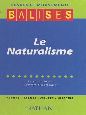 cover image of Le naturalisme